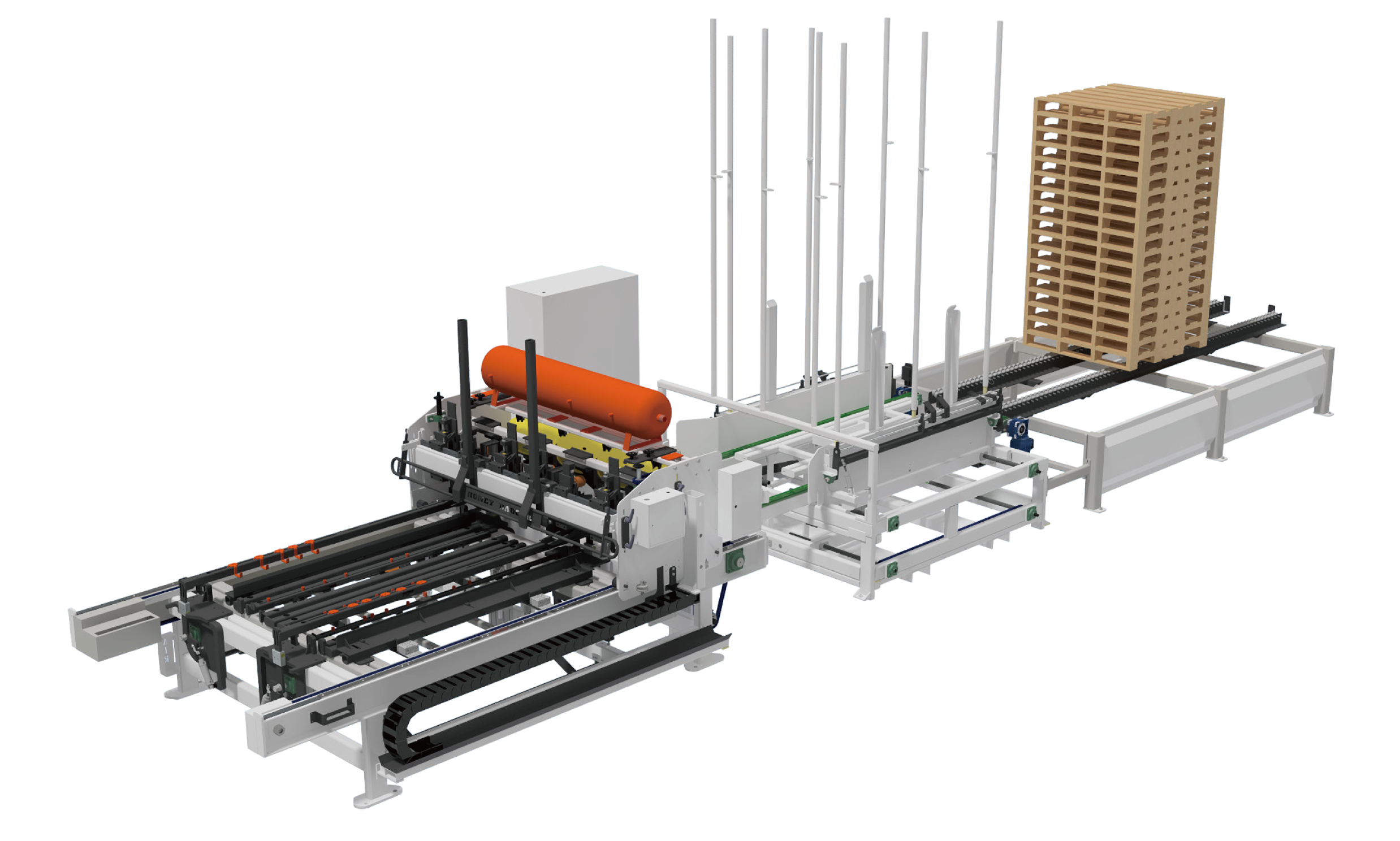 SF9026 Stringer pallet nailing machine