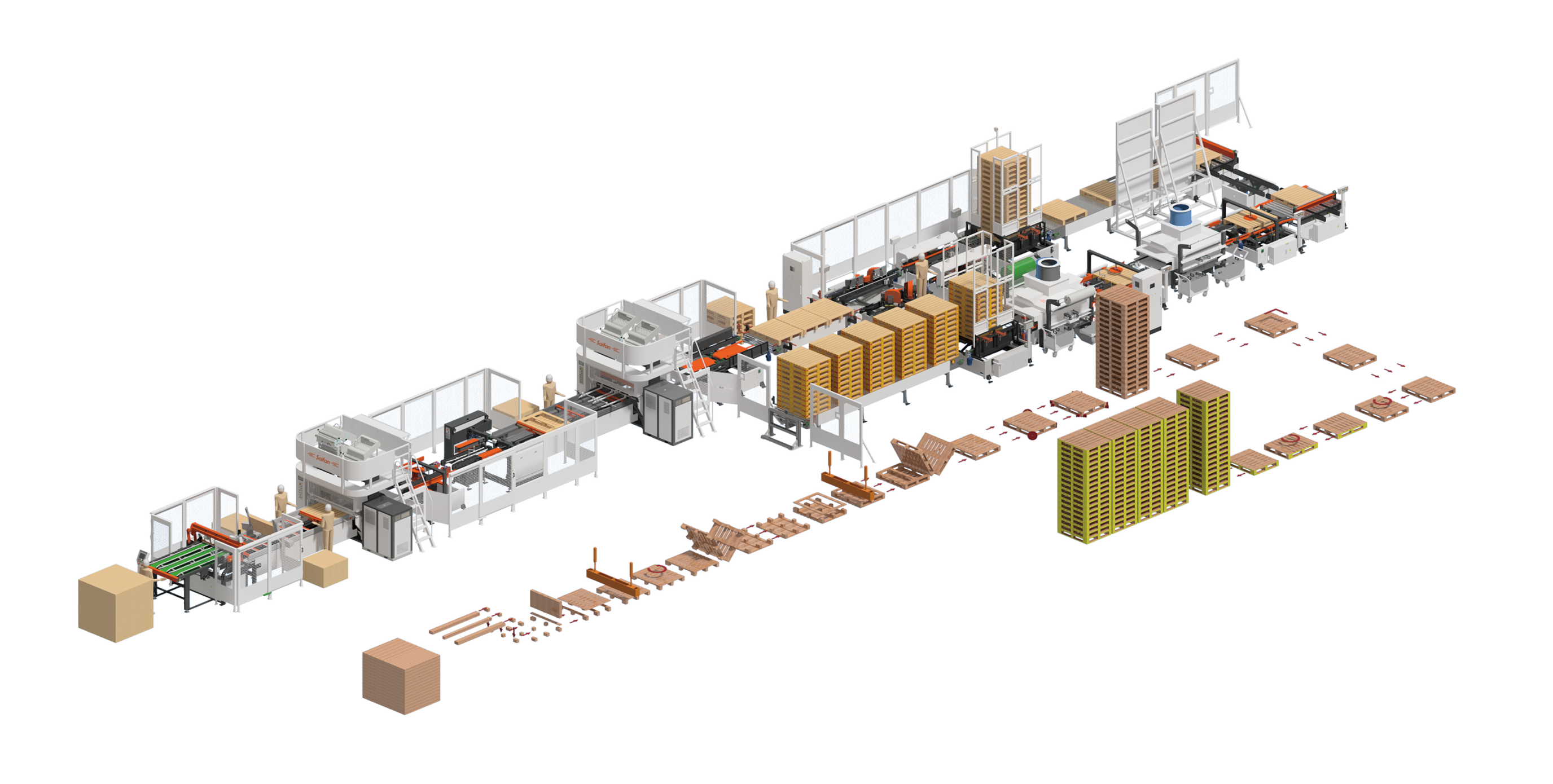 SF1000托盤噴漆生產線
